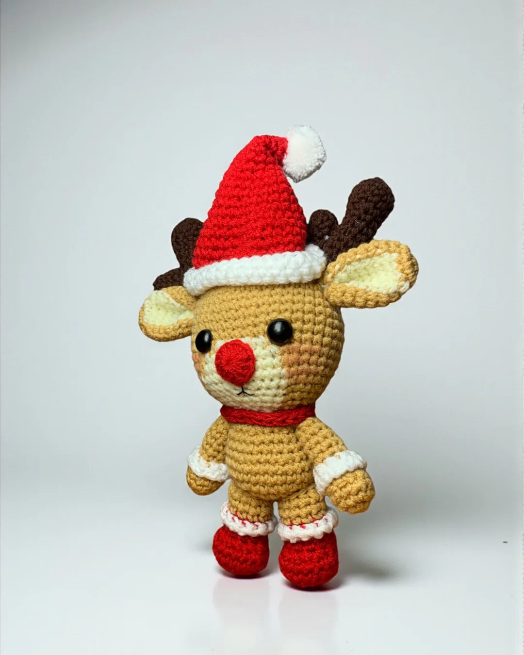 Weihnachtsrentier – Häkelanleitung