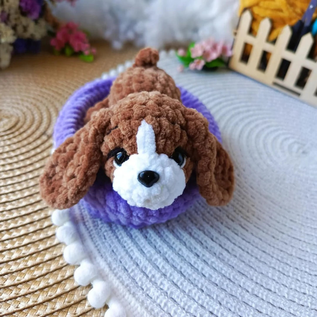 10 Amigurumi Mini-Welpen – Häkelanleitung