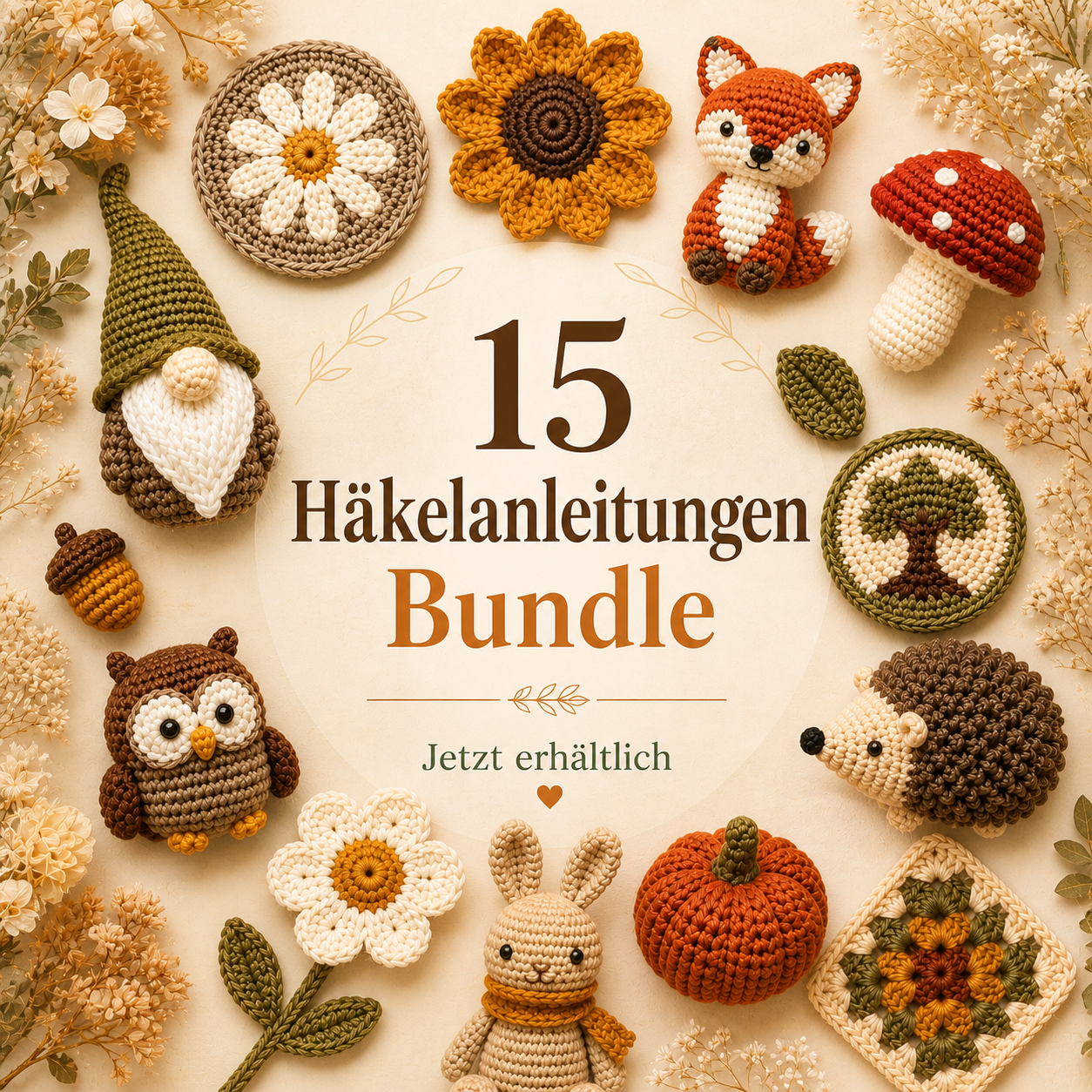 15 Häkelanleitungen Bundle – Deine ultimative Häkelsammlung