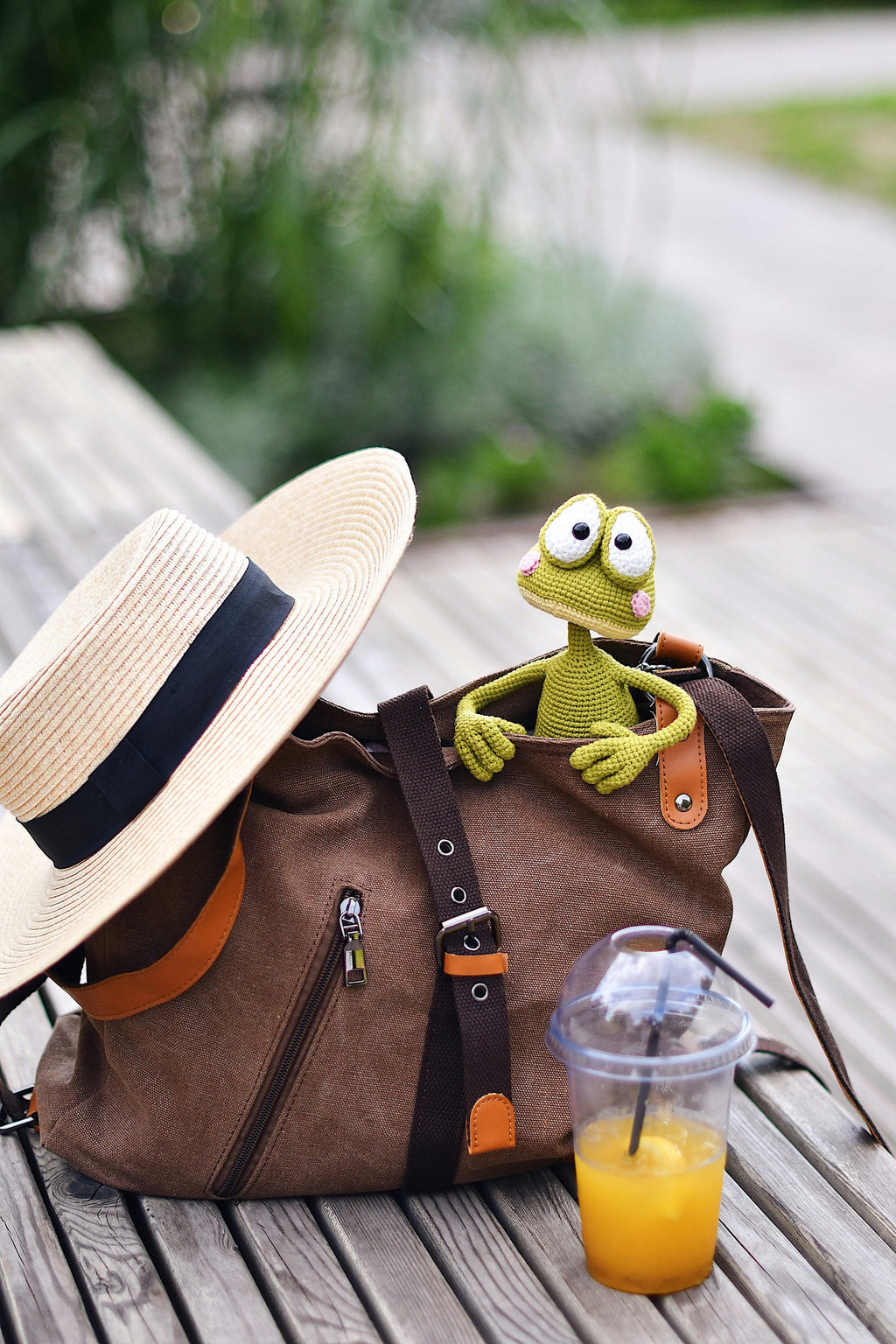 Sommer-Frosch - Häkelanleitung
