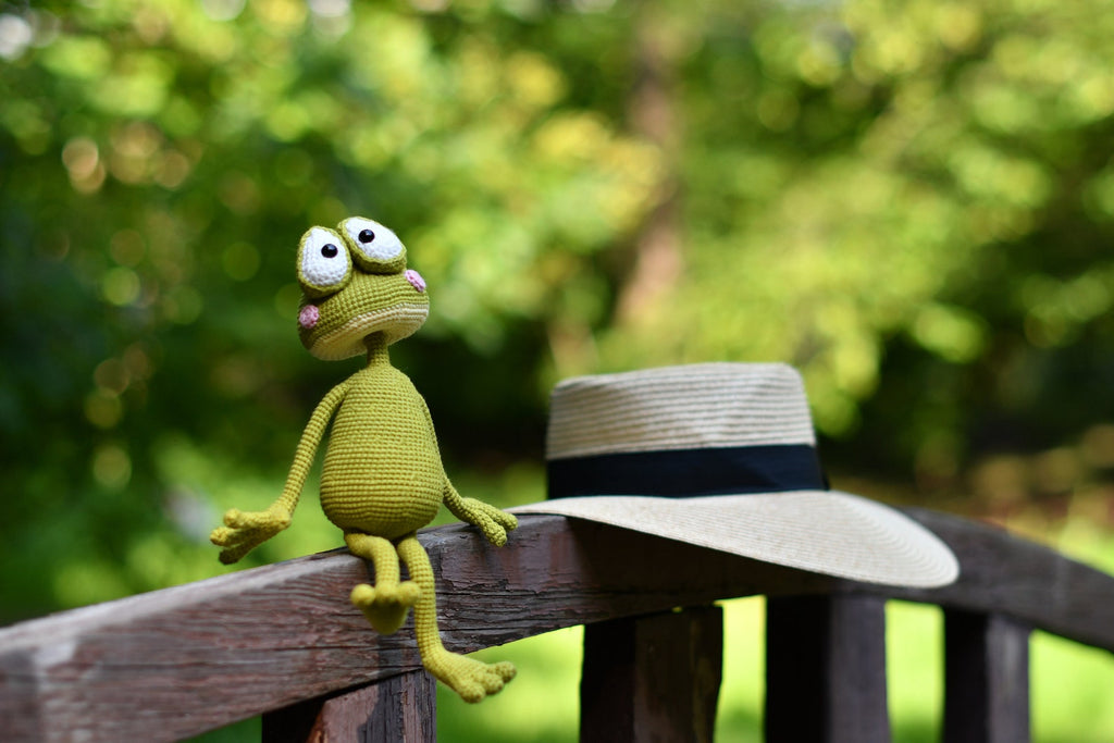 Sommer-Frosch - Häkelanleitung