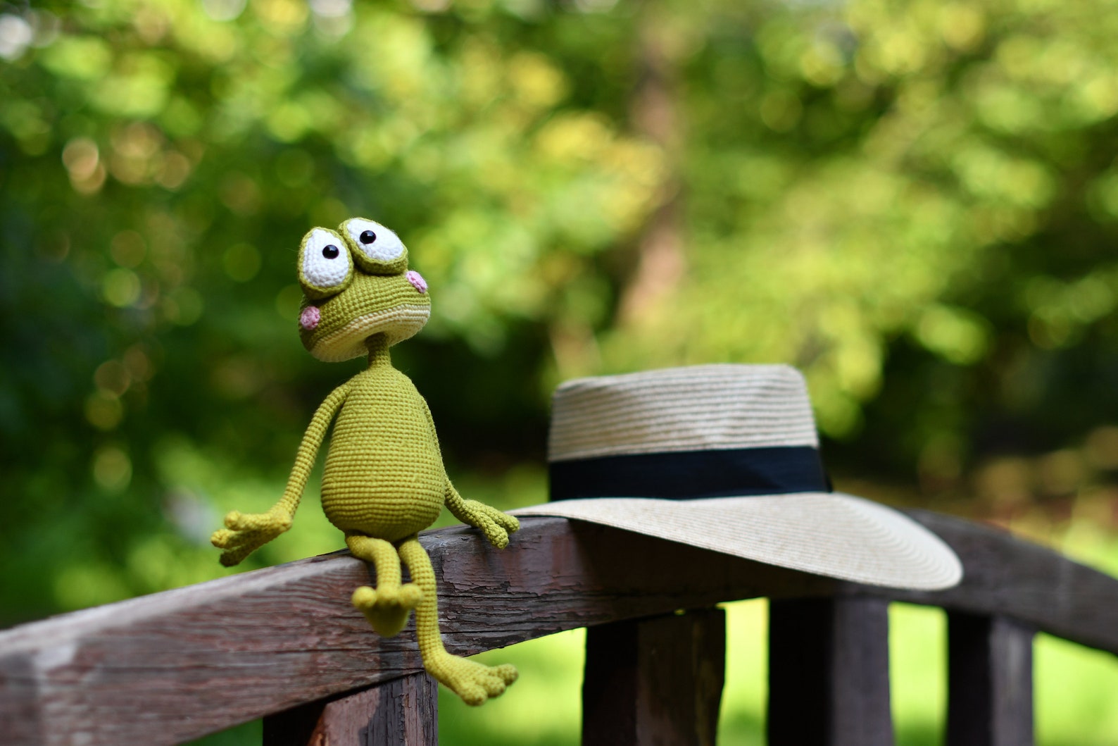 Sommer-Frosch - Häkelanleitung