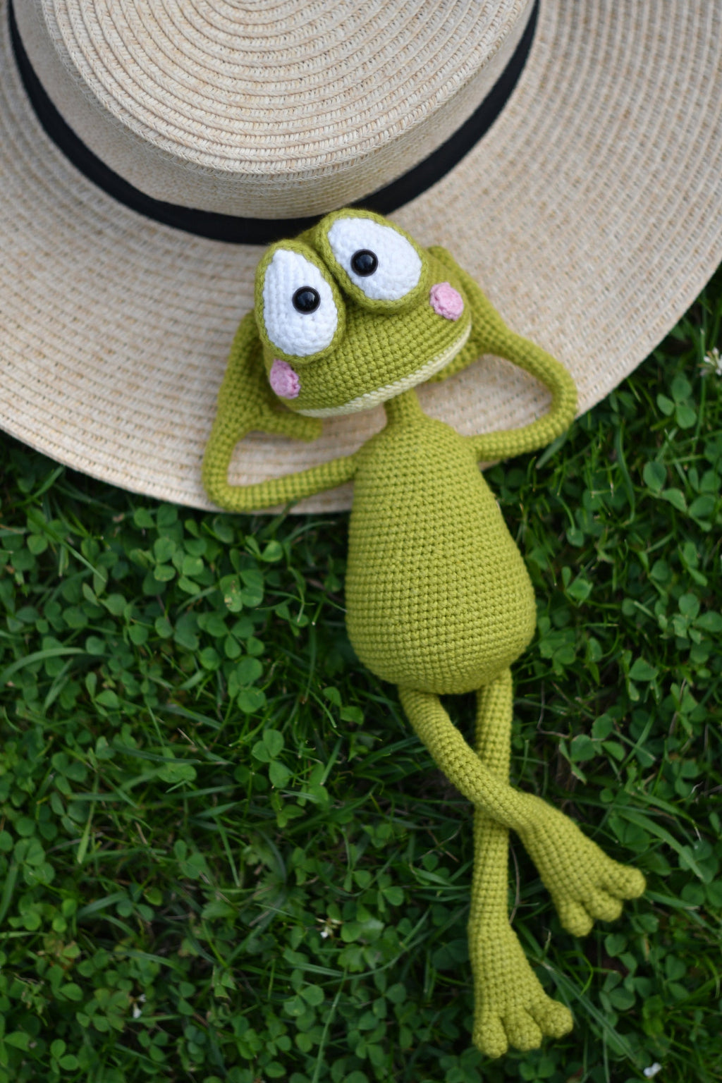 Sommer-Frosch - Häkelanleitung