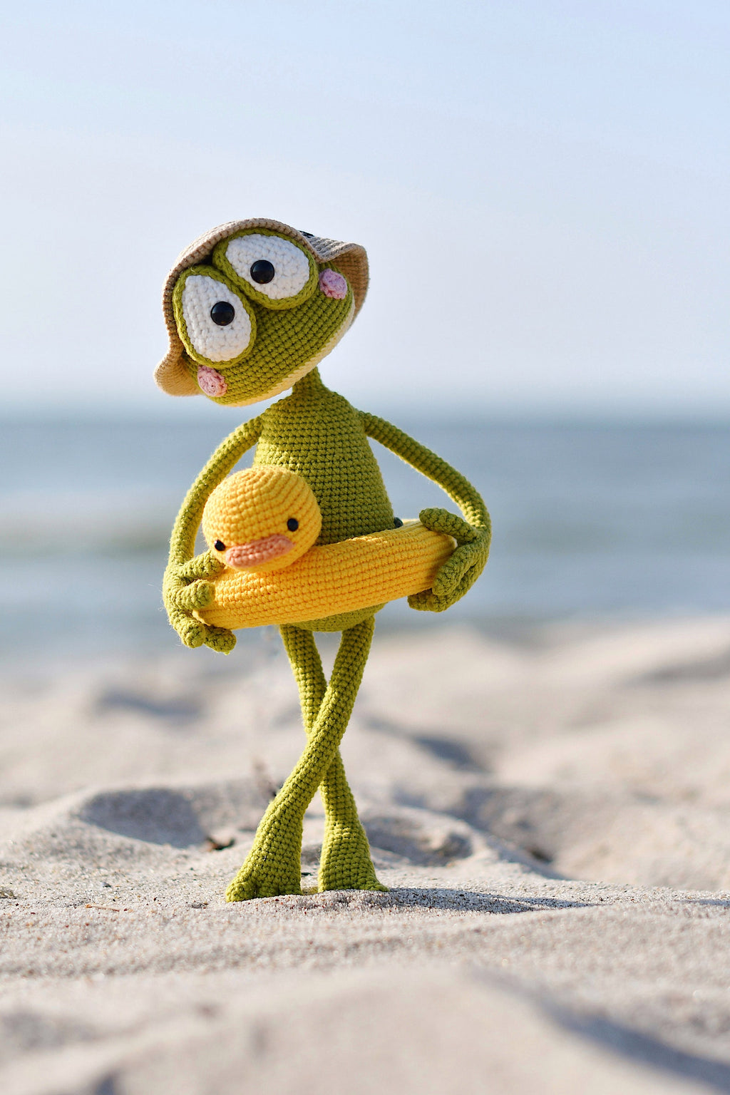 Sommer-Frosch - Häkelanleitung