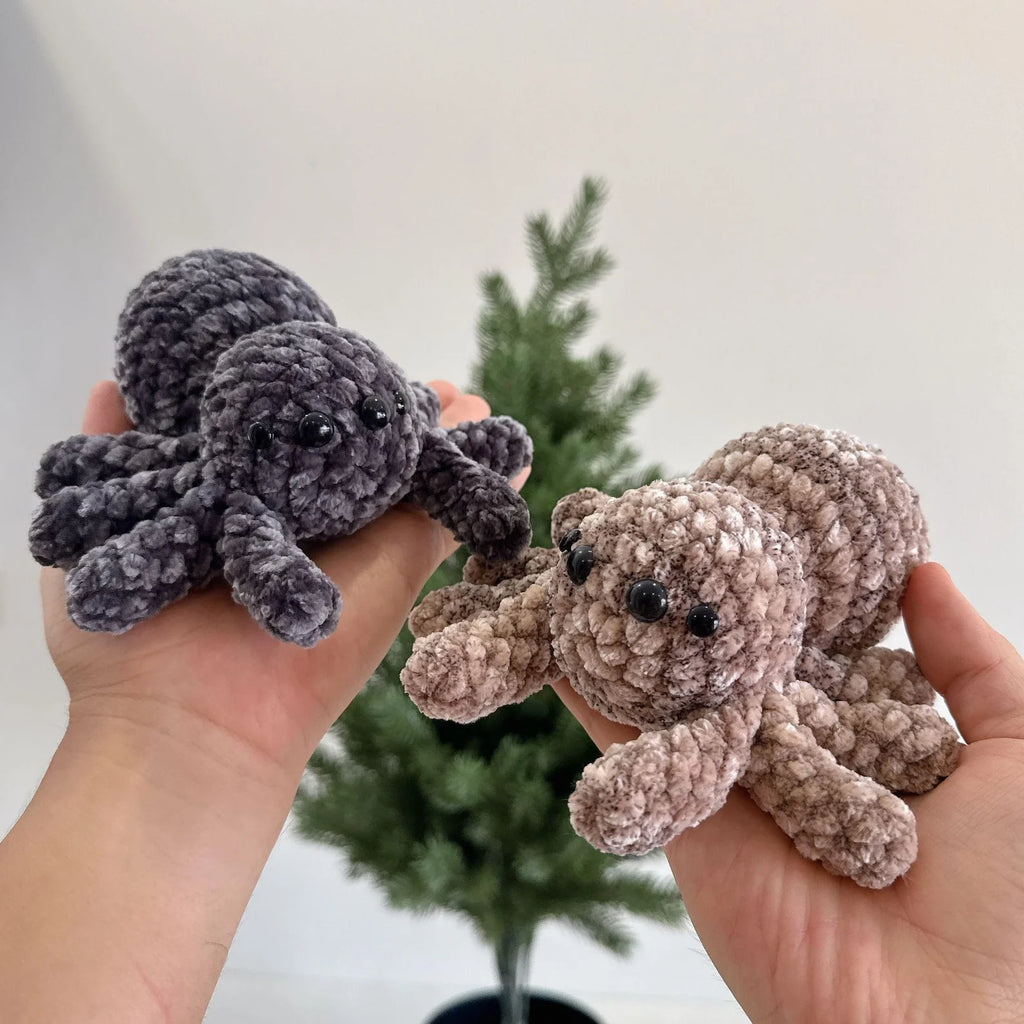 3-in-1 Spinnen-Plüschtiere – Häkelanleitung