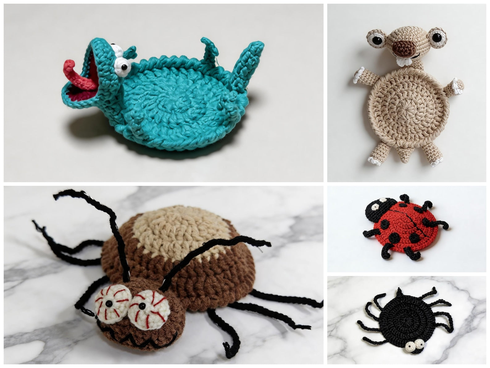 20-in-1 Animal Coaster - Crochet Pattern