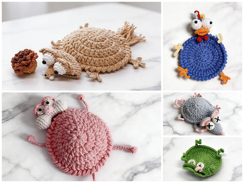 20-in-1 Animal Coaster - Crochet Pattern